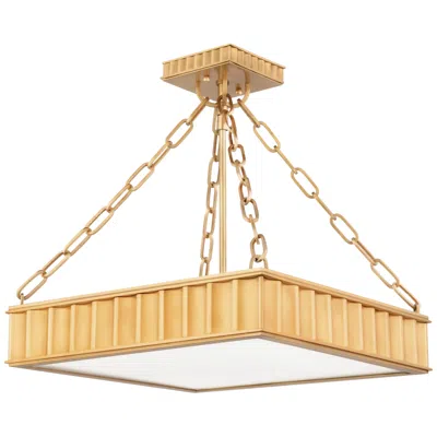 Hudson Valley Middlebury 16.25in 3 Light Semi Flush