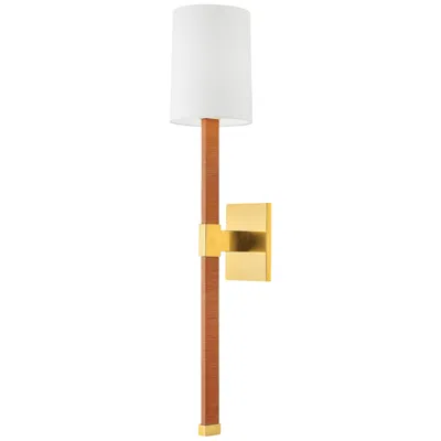 Hudson Valley Minnetonka Wall Sconce 6 Inch In Aged Brass