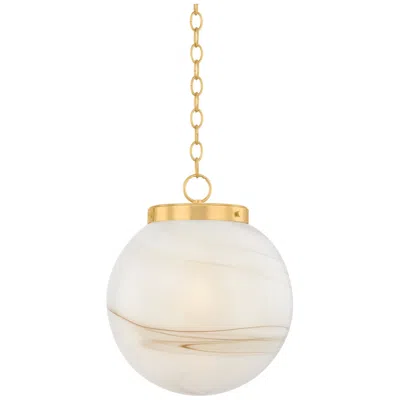 Hudson Valley Mitzi Ambra Pendant 15.75" In Aged Brass