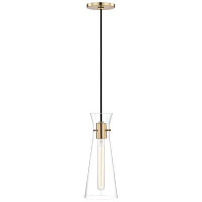 Hudson Valley Mitzi Anya 5 1/2" Wide Aged Brass Modern Mini Pendant