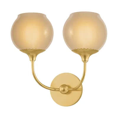 Hudson Valley Mitzi Daya Wall Sconce Aged Brass/textured Bisque
