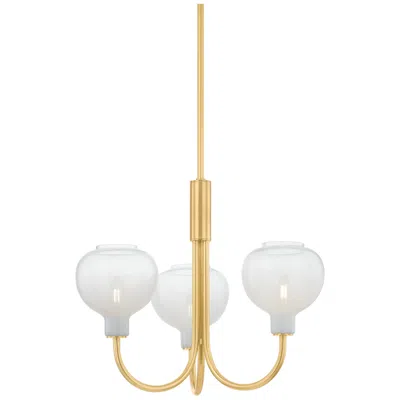 Hudson Valley Mitzi Estelle Chandelier 24" In Aged Brass