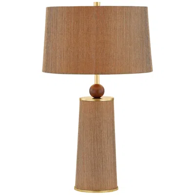 Hudson Valley Mitzi January Table Lamp 17" In Aged Brass