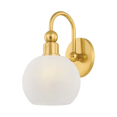 Hudson Valley Mitzi Jerica Bath And Vanity 6.5" In Aged Brass