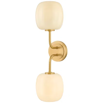 Hudson Valley Mitzi Lisette Bath And Vanity Patina Brass In Neutral