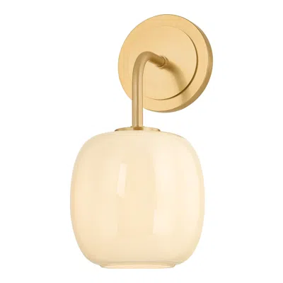 Hudson Valley Mitzi Lisette Wall Sconce Aged Brass In Gold