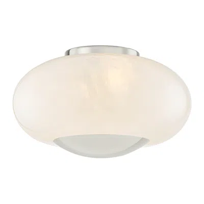 Hudson Valley Mitzi Lottie Flush Mount 14" In Polished Nickel