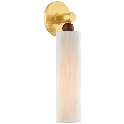 Hudson Valley Mitzi Reyn Wall Sconce 4.75" In Aged Brass In Gold