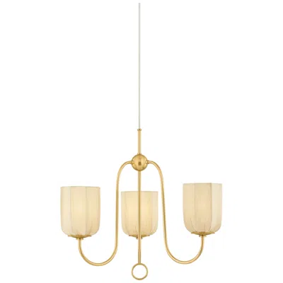 Hudson Valley Mitzi Samantha Chandelier Aged Brass