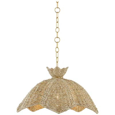 Hudson Valley Mitzi Solie Pendant 22" In Aged Brass
