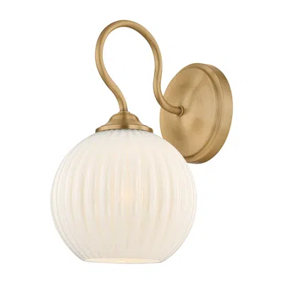 Hudson Valley Mitzi Vida Wall Sconce Aged Brass In Brown