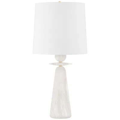 Hudson Valley Montgomery 30 1/4" High White Alabaster Base Table Lamp