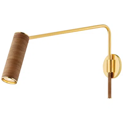Hudson Valley Narragansett Wall Sconce 4.75 Inch In Aged Brass