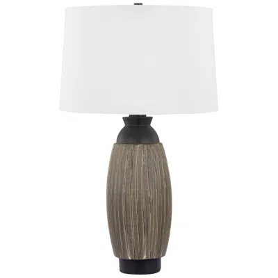 Hudson Valley Naseby Table Lamp 16.5 Inch In Bronze/cultured Black