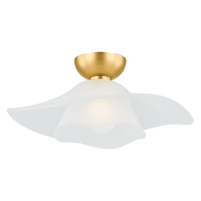 Hudson Valley Netherlee Flush Mount 18 Inch In Aged Brass