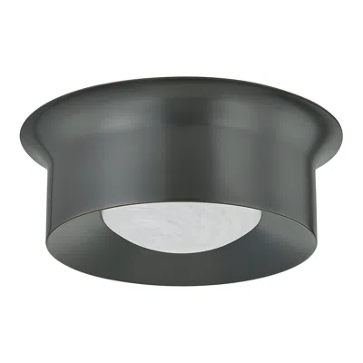 Hudson Valley Noxon Flush Mount 13.75 Inch In Distressed Bronze