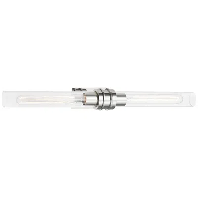 Hudson Valley Oakfield 24" Wide Polished Nickel 2-light Bath Light