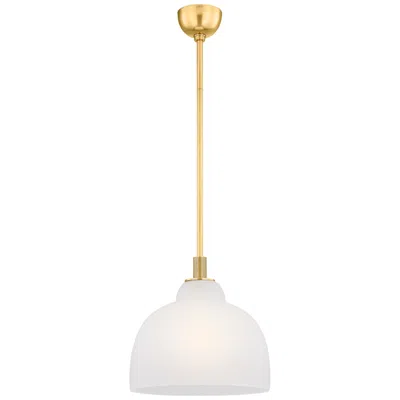 Hudson Valley Oberon Pendant 14 Inch In Aged Brass