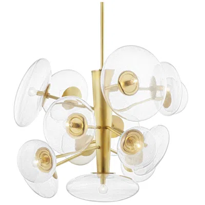Hudson Valley Opera 14 Light Large Pendant - Aged Brass