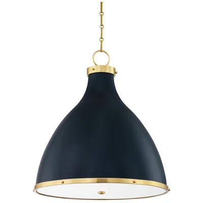 Hudson Valley Painted No. 3 3 Light Lg Pend