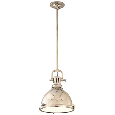 Hudson Valley Pelham 16 3/4" Polished Nickel Pendant Light