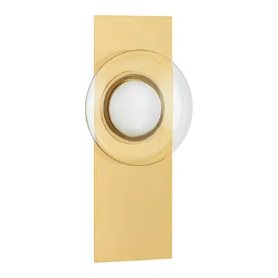 Hudson Valley Pound Ridge 7.5" 1 Lt. Aged Brass Wall Sconce
