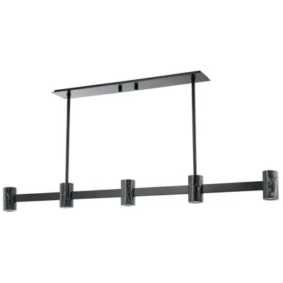 Hudson Valley Predock57"w Black Bronze Led Linear Pendant
