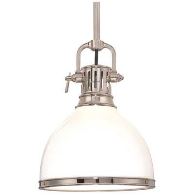 Hudson Valley Randolph 7" Wide Plshd Nickel 1 Light Pendant
