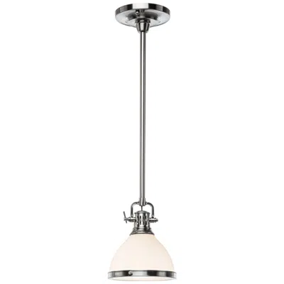 Hudson Valley Randolph 7" Wide Satin Nickel 1 Light Pendant