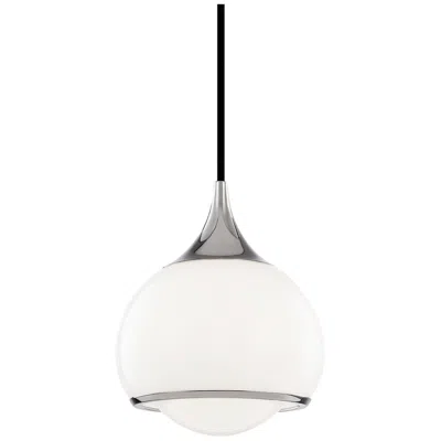 Hudson Valley Reese 1 Light Small Pendant Polished Nickel