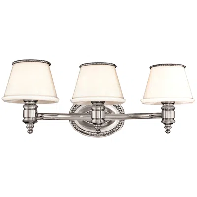 Hudson Valley Richmond 3-light 23 3/4"w Nickel Bath Light