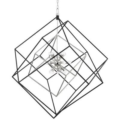 Hudson Valley Roundout 42" Wide Polished Nickel 15-light Pendant Light