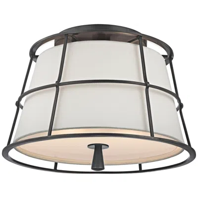 Hudson Valley Savona 14 1/4"w Old Bronze Ceiling Light