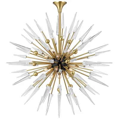 Hudson Valley Sparta 48" Wide Aged Brass 18 Light Chandelier