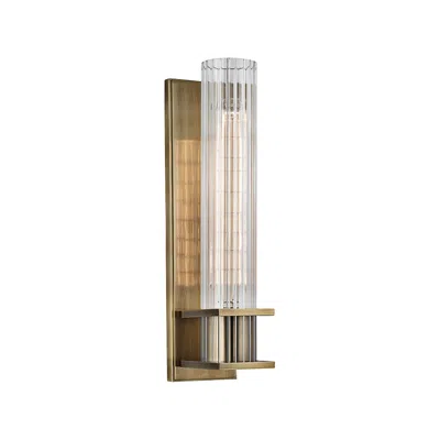 Hudson Valley Sperry 13" High Aged Brass Wall Sconce