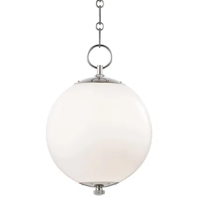 Hudson Valley Sphere No.1 11 1/2" Wide Polished Nickel Mini Pendant
