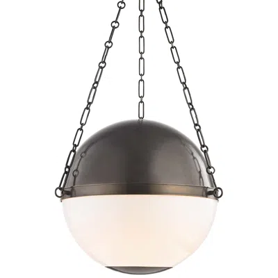 Hudson Valley Sphere No.2 20 1/2" Wide Distressed Bronze Pendant Light