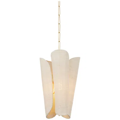 Hudson Valley Springhill 14.25" 3 Lt. Gold Leaf Pendant