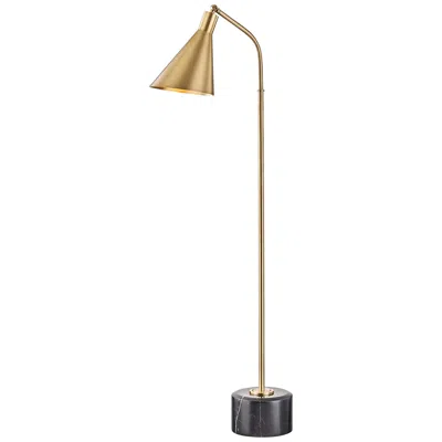 Hudson Valley Stanton 54" Modern Aged Brass Metal Floor Lamp