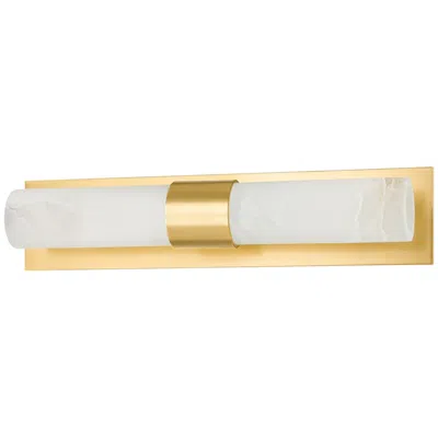 Hudson Valley Stowe 20 3/4"h Aged Brass 2-light Wall Sconce