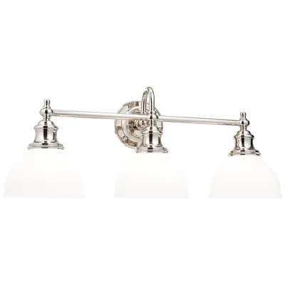 Hudson Valley Sutton 26" Wide Polished Nickel Bath Light