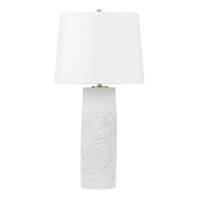 Hudson Valley Tolland 16" 1 Lt. Aged Brass Table Lamp
