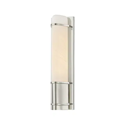 Hudson Valley Tottenville Wall Sconce 4.25 Inch In Polished Nickel
