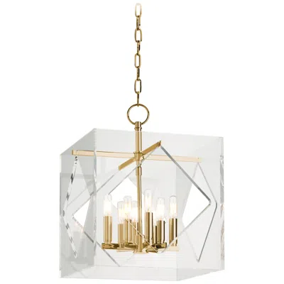 Hudson Valley Travis 16" Wide Aged Brass 8 Light Pendant