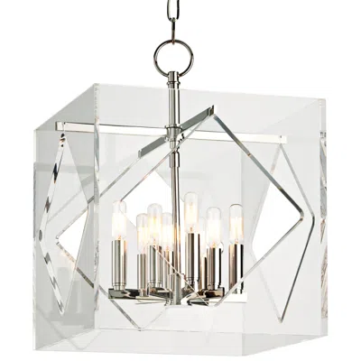 Hudson Valley Travis 16" Wide Polished Nickel Pendant