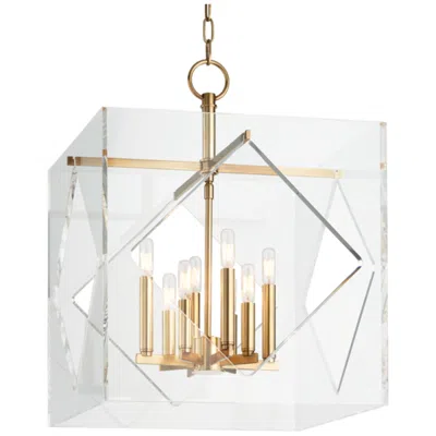 Hudson Valley Travis 20" Wide Aged Brass 8 Light Pendant