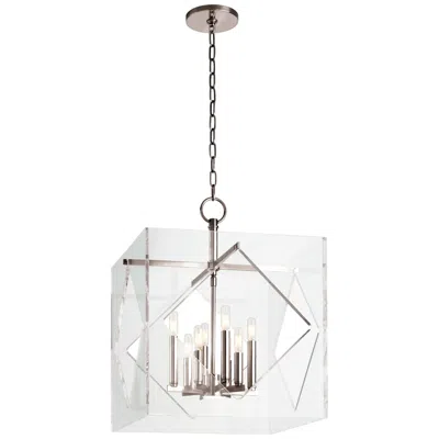 Hudson Valley Travis 20" Wide Polished Nickel 8 Light Pendant