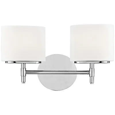 Hudson Valley Trinity 2-light 13 3/4"w Chrome Bath Light
