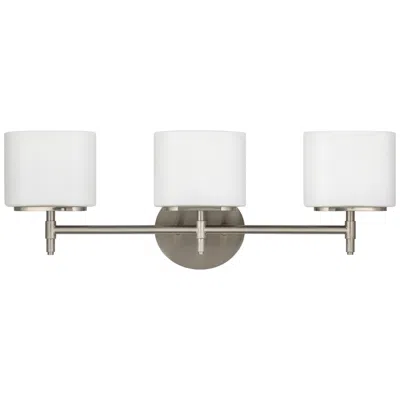 Hudson Valley Trinity 3-light 22 1/4"w Nickel Bath Light