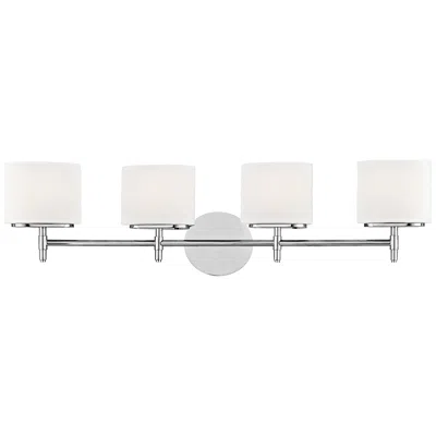 Hudson Valley Trinity 4-light 30 3/4"w Chrome Bath Light